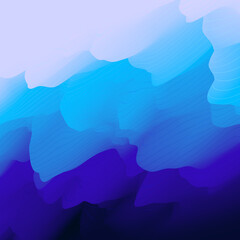 Wall Mural - Abstract wave background. Digital 3d illustration for design.