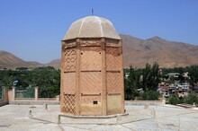 Sheikh Sebeli Tomb Was Built In The 12th Century During The Great Seljuk Period. There Are Brick Decorations In The Tomb. Damavand, Tehran Province, Iran. 