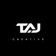 TAJ Letter Initial Logo Design Template Vector Illustration