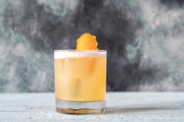 Wall Mural - Glass of whiskey sour