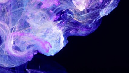 Wall Mural - Artistic color scent mist background. Magic fog curls.