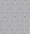 Visual illusion of rotation. Seamless background