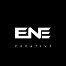 ENE Letter Initial Logo Design Template Vector Illustration