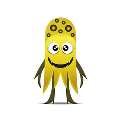 cute monsters design mascot kawaii