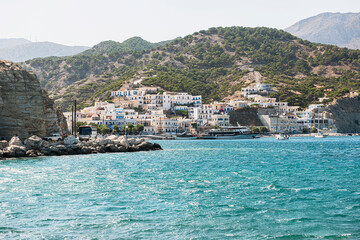 Wall Mural - Dorf Diafani, Insel Karpathos, Griechenland