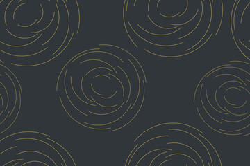 Wall Mural - seamless, abstract background pattern made with arc shaped curvy lines in flower abstraction. modern