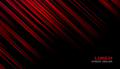 red and black motion lines background design