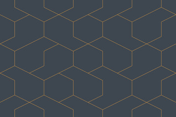 Wall Mural - seamless, abstract background pattern made with lines forming polygonal geometric shapes. modern, si