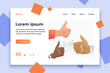 © SurfupVector - Hands of multiethnic people showing like gesture. Arms, thumb up, super. Feedback concept. Vector illustration for topics like positive review, great job, teamwork