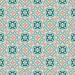 Geometric seamless pattern, ornament, abstract colorful background, fashion print, vector texture.