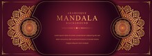 Luxury Mandala Background With Golden Arabesque Pattern Arabic Islamic East Style. Decorative Mandala For Print, Poster, Cover, Brochure, Flyer, Banner.