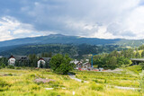 Fototapeta  - Mountain Village Landscape in France