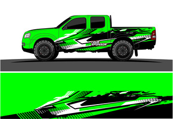 Car wrap graphic racing abstract strip and background for car wrap and vinyl sticker - Vector
