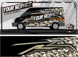 Sticker - car graphic background vector. abstract lines vector with modern camouflage design concept  for truck and vehicles graphics vinyl wrap 