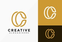 Letter C Logo Icon Vector Design. Creative Simple Elegant Logo Design Vector Illustration Template
