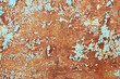 © Volodymyr - Background of rusty metal and traces of peeling paint