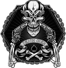 Skull And Crossed Guns