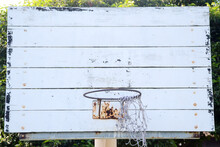 Basketball Hoot In A Park