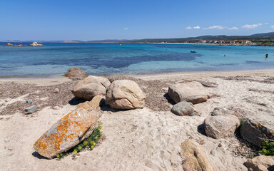 Wall Mural - Panorama of Vignola Beach in Sardinia