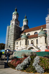 Poster - kempten old center constuction main square