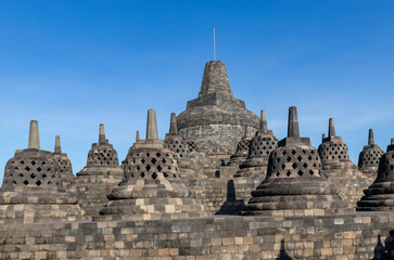 Sticker - Temple de Borobudur, Indonésie