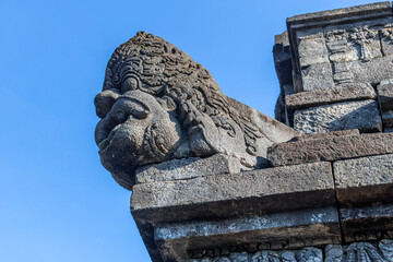 Sticker - Statue du temple de Borobudur, Indonésie