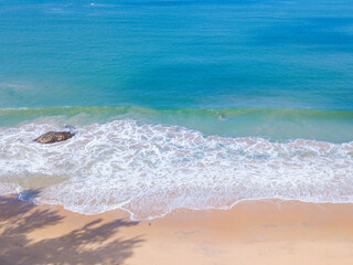 Wall Mural - aerial view of beach at Phra Thong Island