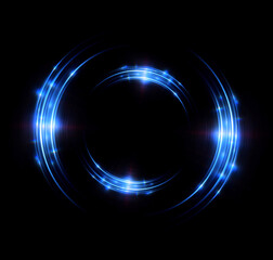 Wall Mural - vivid abstract background. beautiful design of rotation frame. .mystical portal. bright sphere lens.