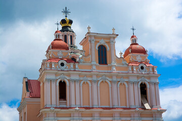 Poster - Church of St. Casimir - the first and the oldest baroque church in Vilnius, Lithuania