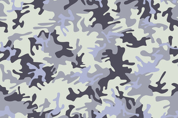 Full seamless military camouflage skin pattern vector for decor and textile. Army masking design for hunting textile fabric printing and wallpaper. Design for fashion and home design.