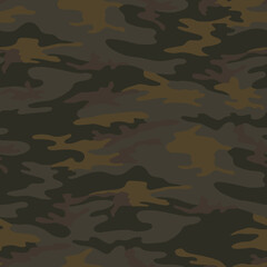 Full seamless camouflage texture skin pattern vector for military textile. Usable for Jacket Pants Shirt and Shorts. Dirty army camo masking design for hunting fabric print and wallpaper.