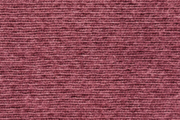 Red wool knit,  macro