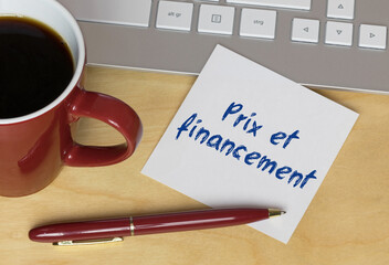 Prix et financement 