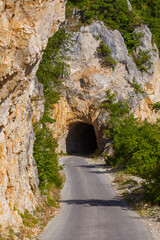 Wall Mural - Road in Piva Canyon - Montenegro