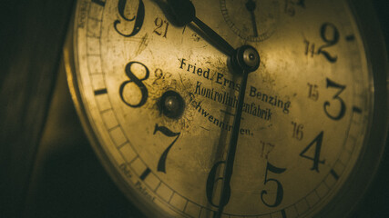 old clock face