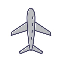 Wall Mural - Unique Flight Vector Line Icon