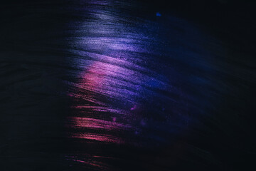 Aufkleber - Beautiful abstract surreal brush smear green light pastel dark magic. Background pattern for design. Macro photography view.