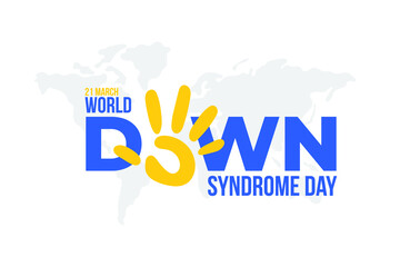 down syndrome day, vector