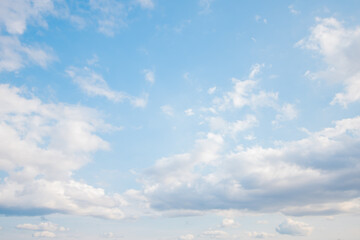 Wall Mural - blue sky and clouds in the weather day outdoor nature environment abstract background