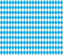 Oktoberfest Bavarian Pattern. Flag Of Bavaria. Background For German Octoberfest In Munich. Texture With White And Blue Rhombus. Seamless Banner For Fabric Of Bayern. Wallpaper And Textile. Vector