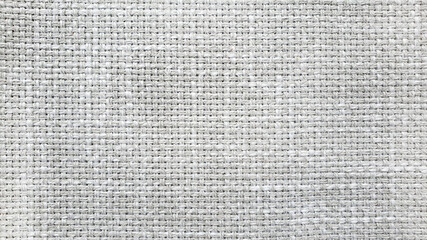 Wall Mural - light gray linen texture, burlap fabric as background. close up grey weaving or mesh fabric texture background. 