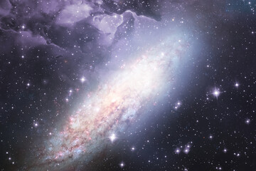 Wall Mural - abstract science outer space galaxy background, stars of the universe. elements of this image furnis