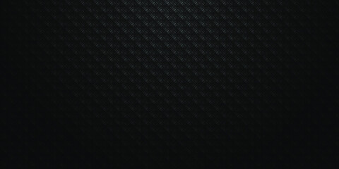 Dark black Geometric grid mosaic background Modern dark abstract vector texture