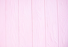 Pink Wooden Background. Pink Wood Texture With Natural Patterns.