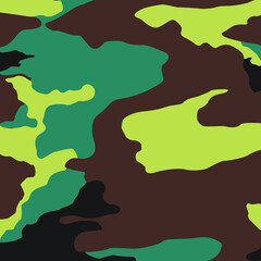 Wall Mural - Fashionable camouflage pattern, vector illustration.Military print  Vector wallpaper