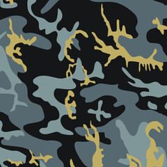 Wall Mural - Fashionable camouflage pattern, vector illustration.Military print  Vector wallpaper