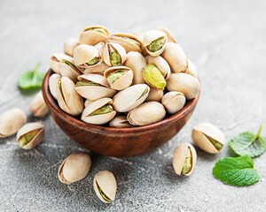 Wall Mural - Bowl with pistachios