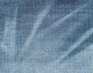 denim material with light flat as background