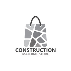 Wall Mural - Construction material store logo template design