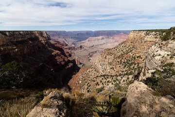 Poster - View of a picturesque gorge at the famous Grand Canyon